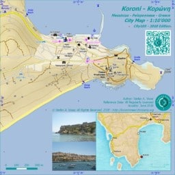 Koroni City Map 1:10'000 Overview
