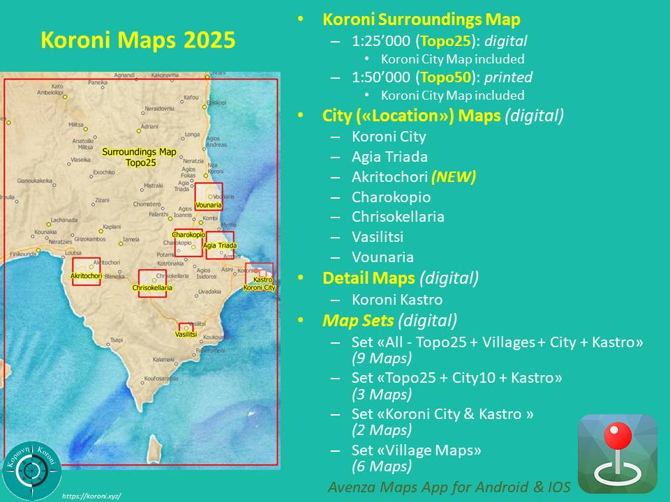 Koroni Maps - 2025 Release - Available Maps
