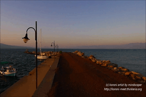 Harbour Sunset - Koroni 360° Rotation