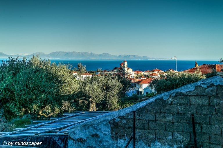 Vasilitsi Seen from School, with Mani Vasilitsi Seen from School, with Mani