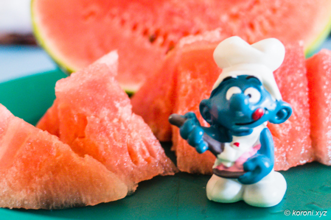 Smurfing Watermelon